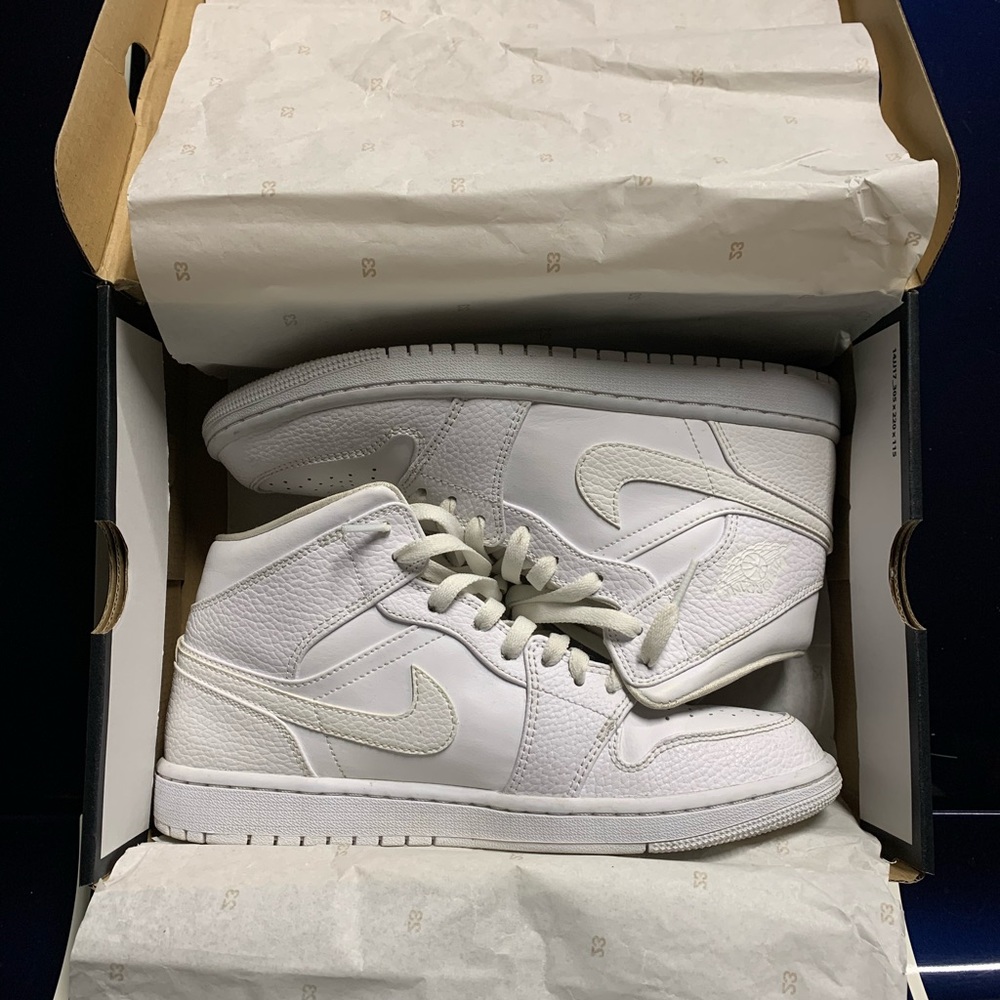 nike air jordan 1 all white